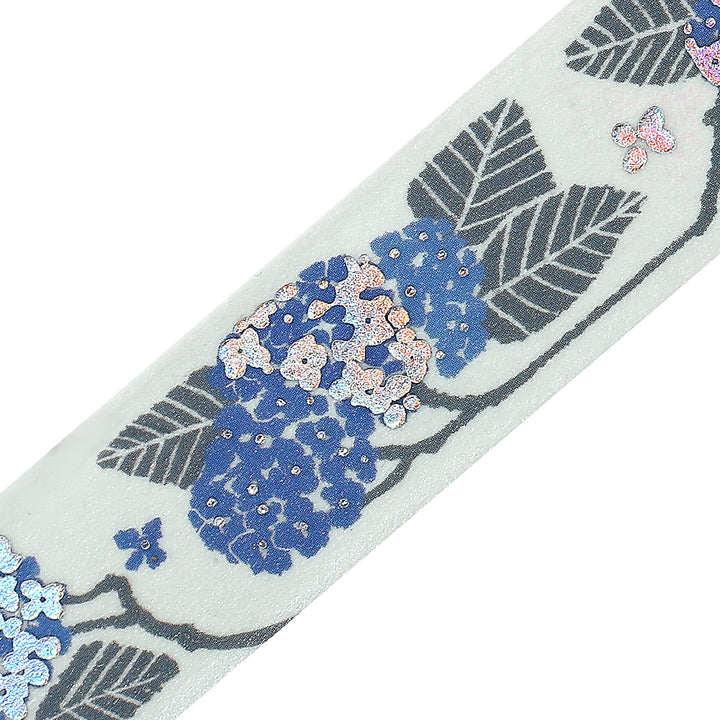 BGM Foil Stamping Masking Tape: Flower Compendium: Hydrangea — pattern detail