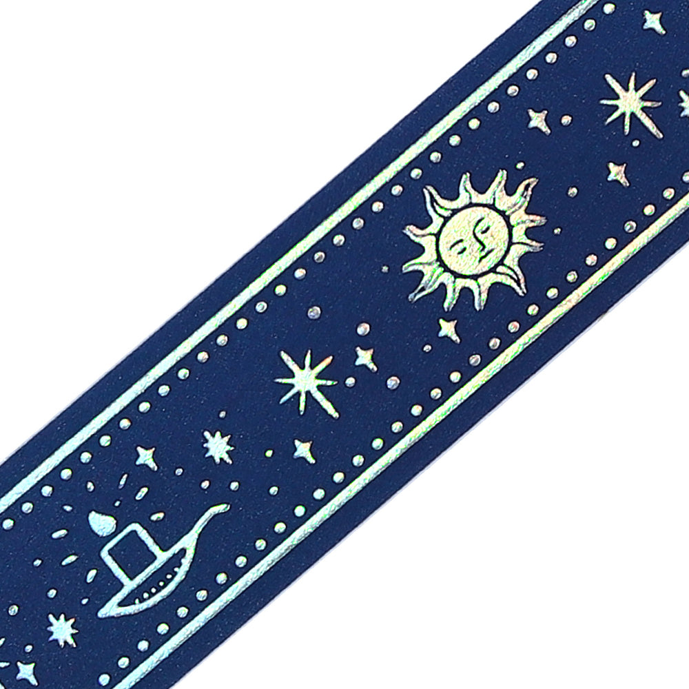 BGM Foil Stamping Masking Tape: Grimoire of Stars: Azure — pattern detail