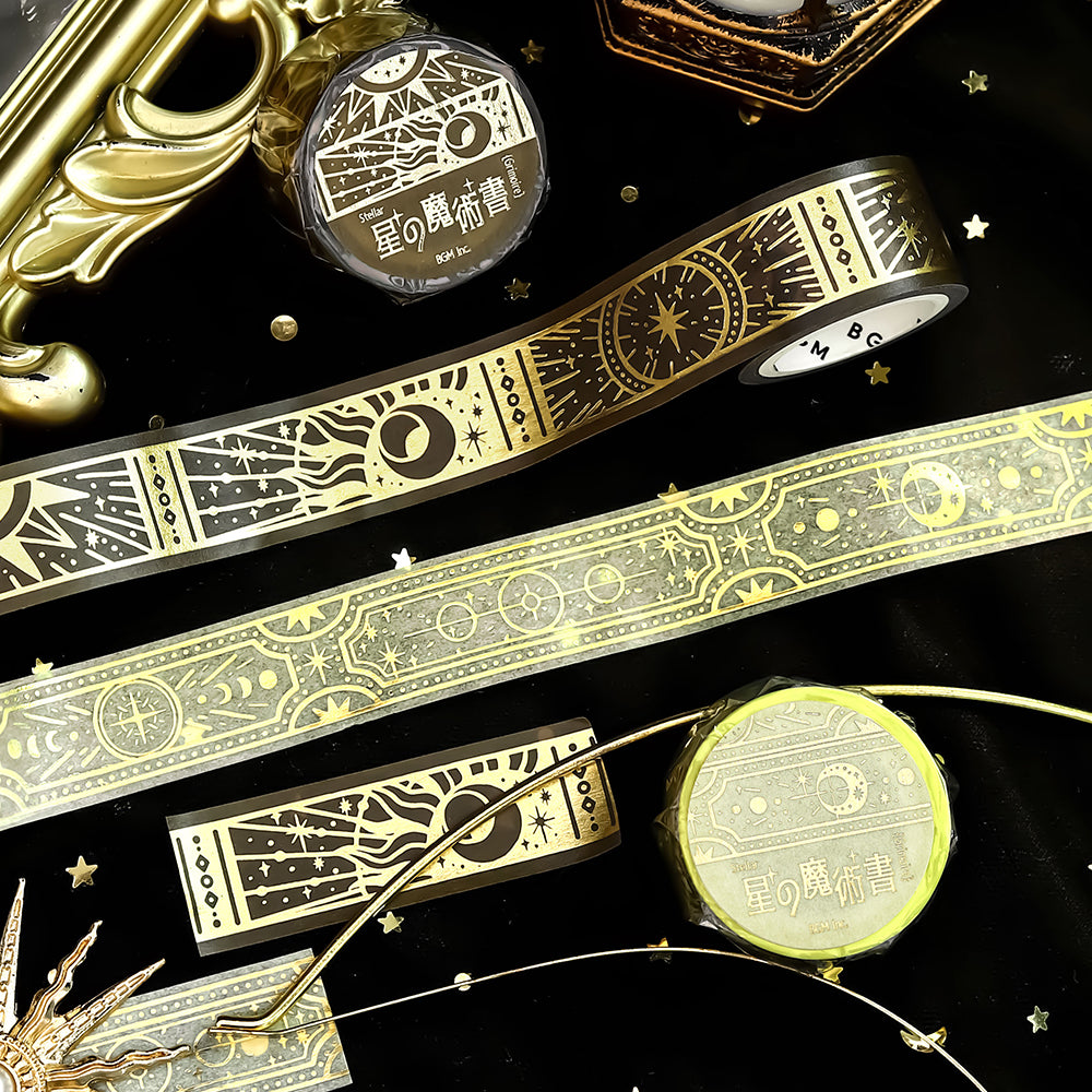 BGM Foil Stamping Masking Tape: Grimoire of Stars: Holy — colour swatch