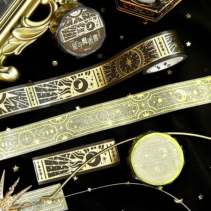BGM Foil Stamping Masking Tape: Grimoire of Stars: Holy — colour swatch