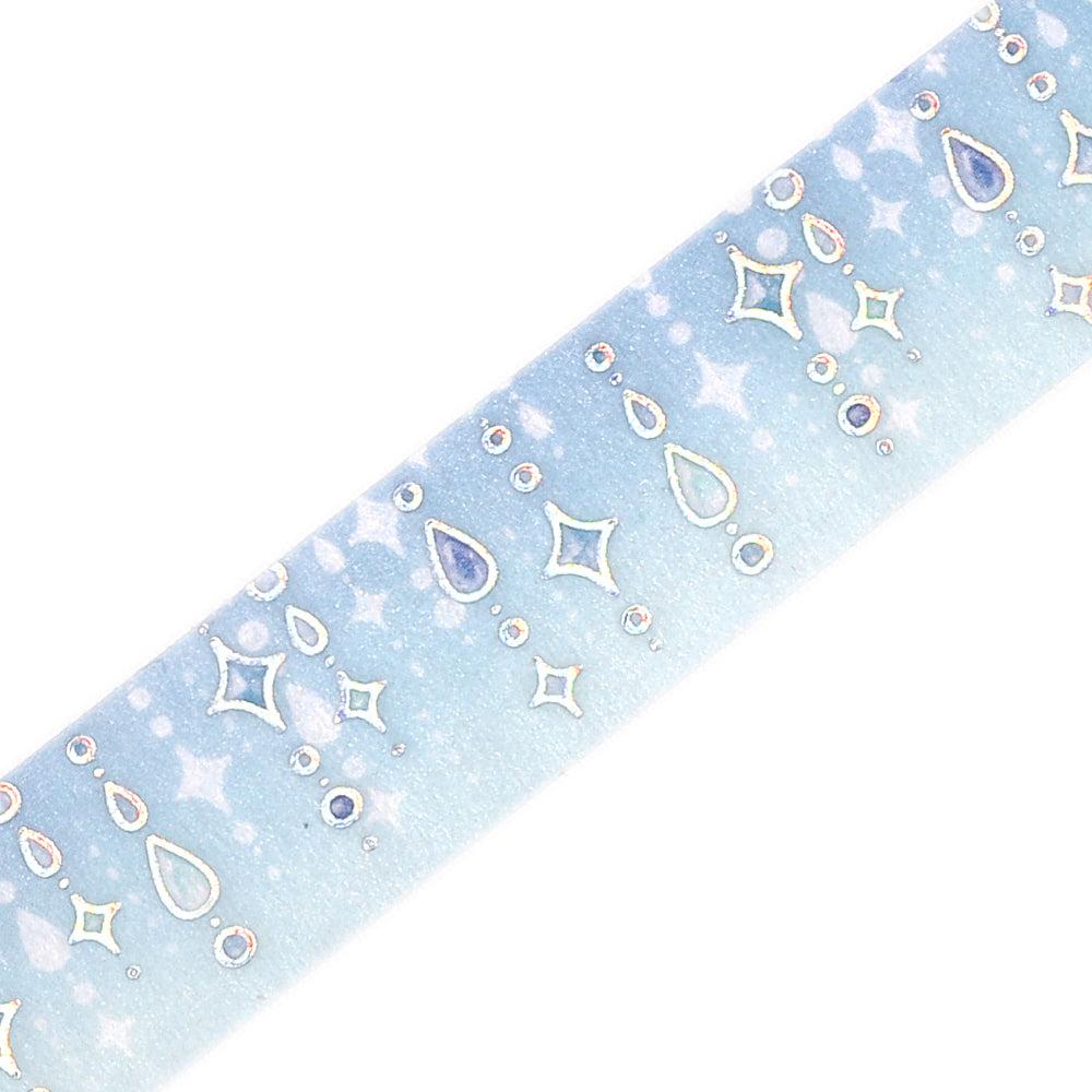 BGM Foil Stamping Masking Tape: Life - Drops of Light — applied on surface