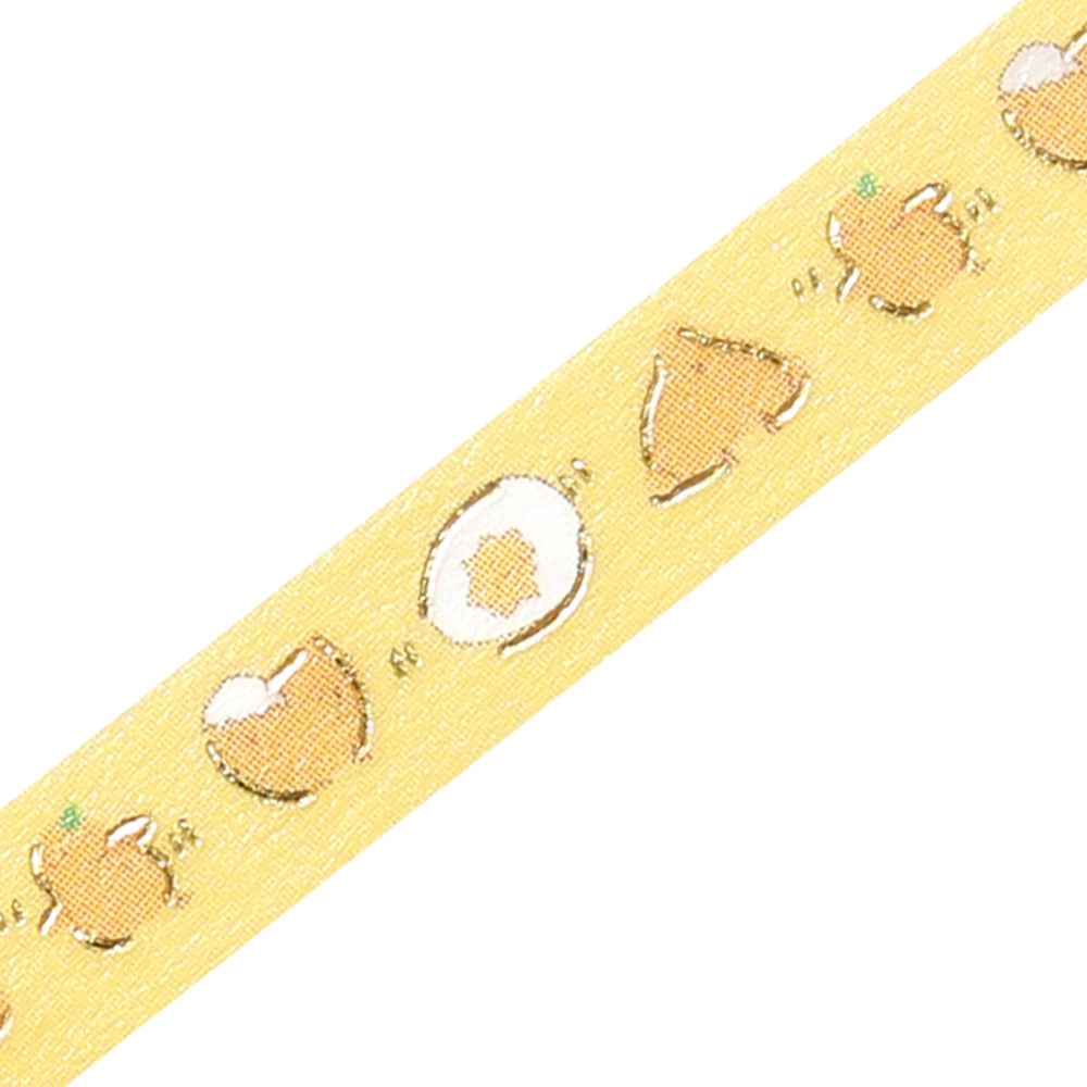 BGM Foil Stamping Masking Tape: Life - Run Chick — pattern detail