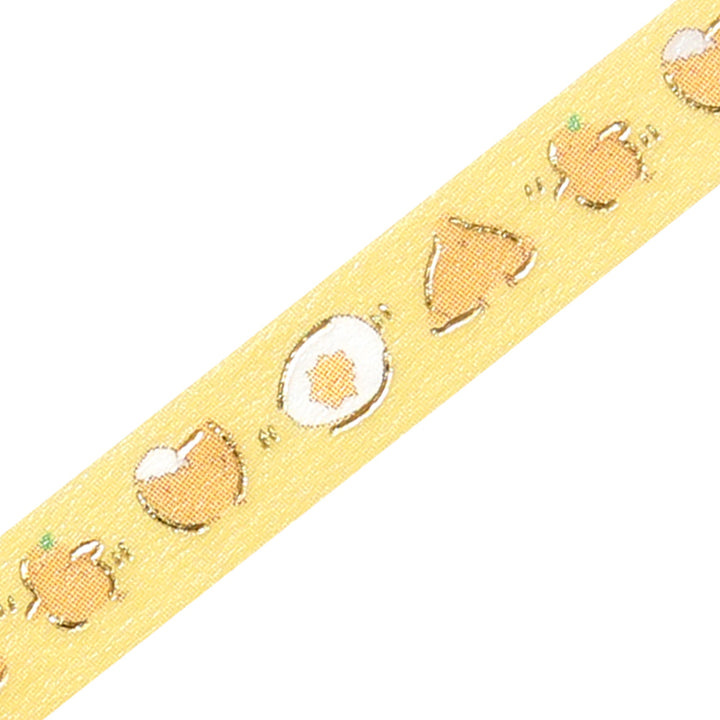 BGM Foil Stamping Masking Tape: Life - Run Chick — pattern detail