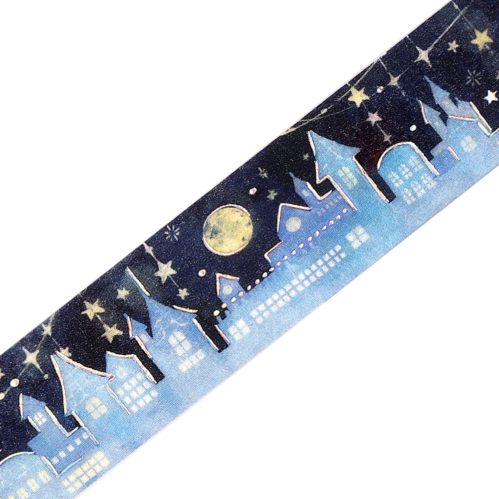 BGM Foil Stamping Washi Tape: Starlit Town