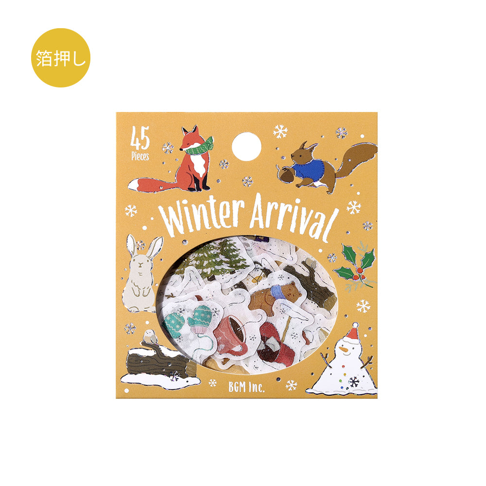 BGM Foil Stamping Winter Limited Edition Flake Seal - Winter Coming — roll front