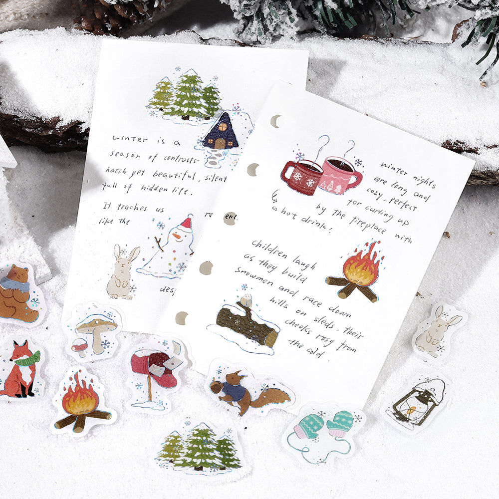 BGM Foil Stamping Winter Limited Edition Flake Seal - Winter Coming — with packaging