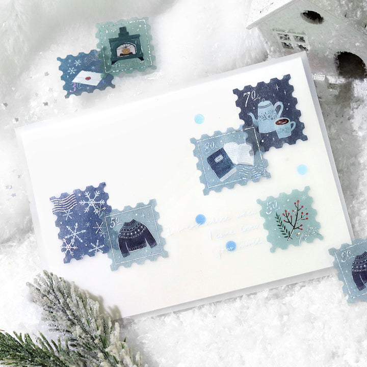 BGM Foil Stamping Winter Limited Edition Flake Seal - Winter Letter — with packaging