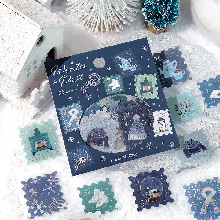 BGM Foil Stamping Winter Limited Edition Flake Seal - Winter Letter — roll side