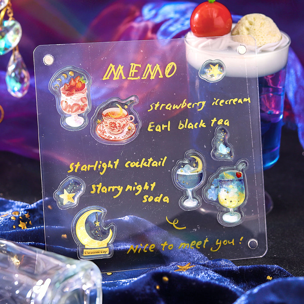 BGM Kyururun Seal: Café à la Mode Sky — with packaging