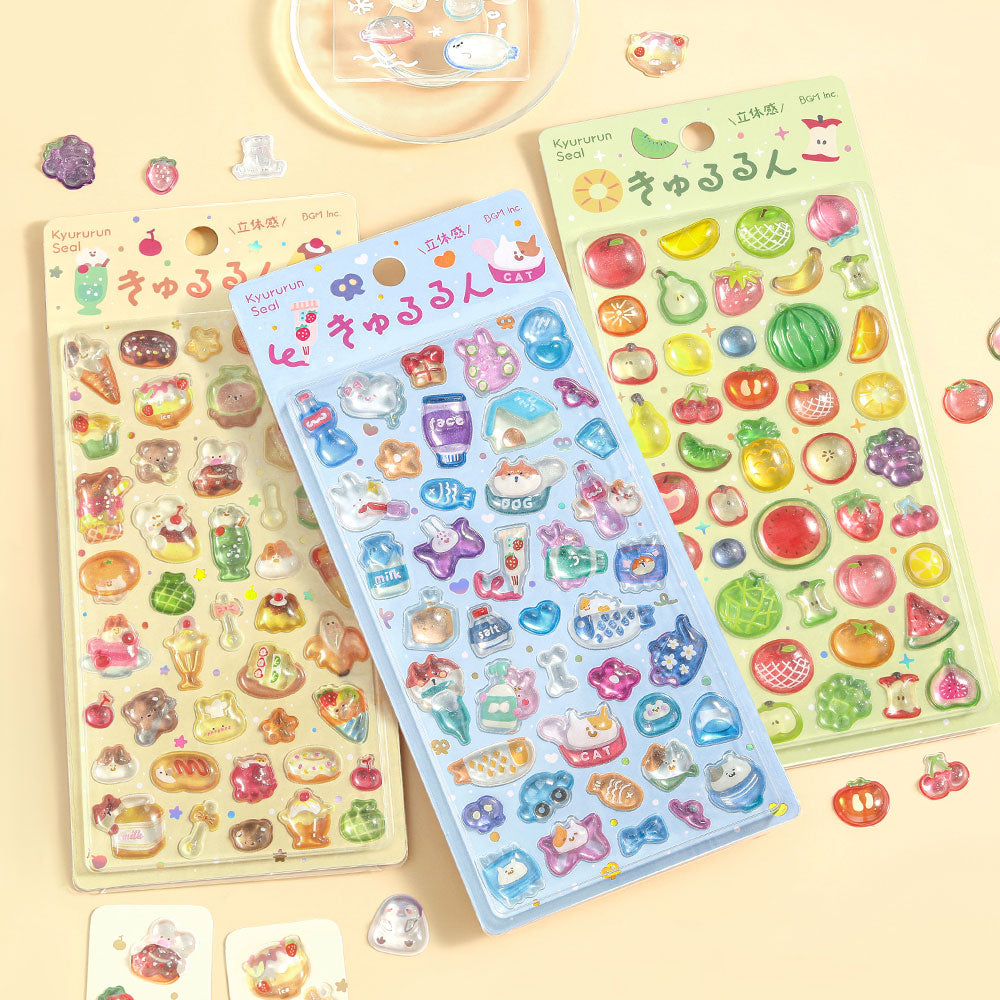 BGM Kyururun Seal: Fun Life — in use