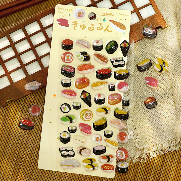 BGM Kyururun Seal: Sushi — side view