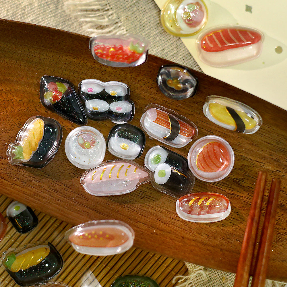 BGM Kyururun Seal: Sushi — detail view
