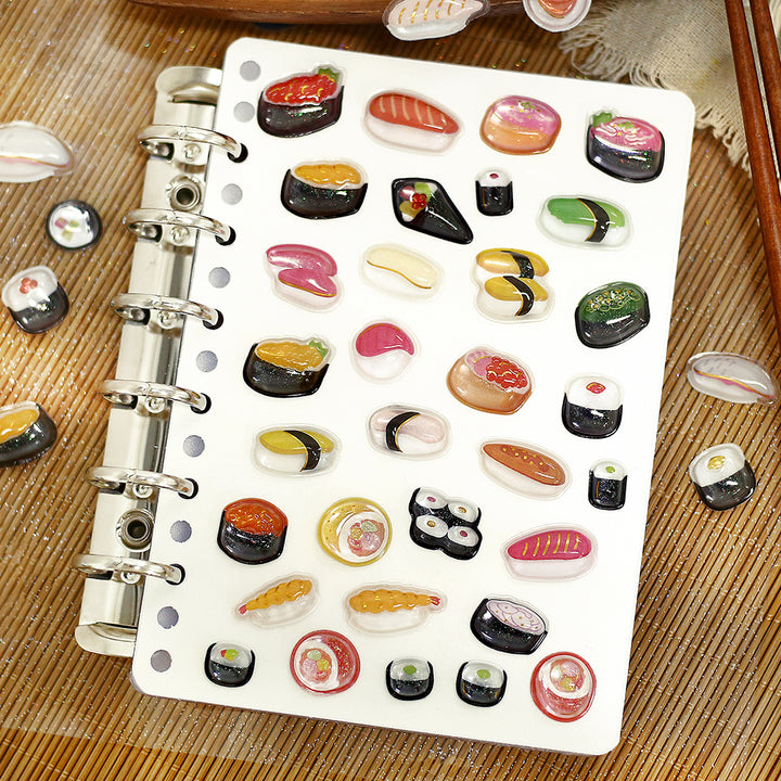BGM Kyururun Seal: Sushi — with packaging