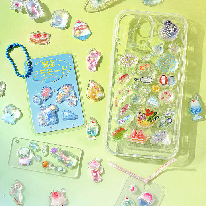 BGM Kyururun Seat Seal: Café à la Mode - Summer Limited Edition — angle view