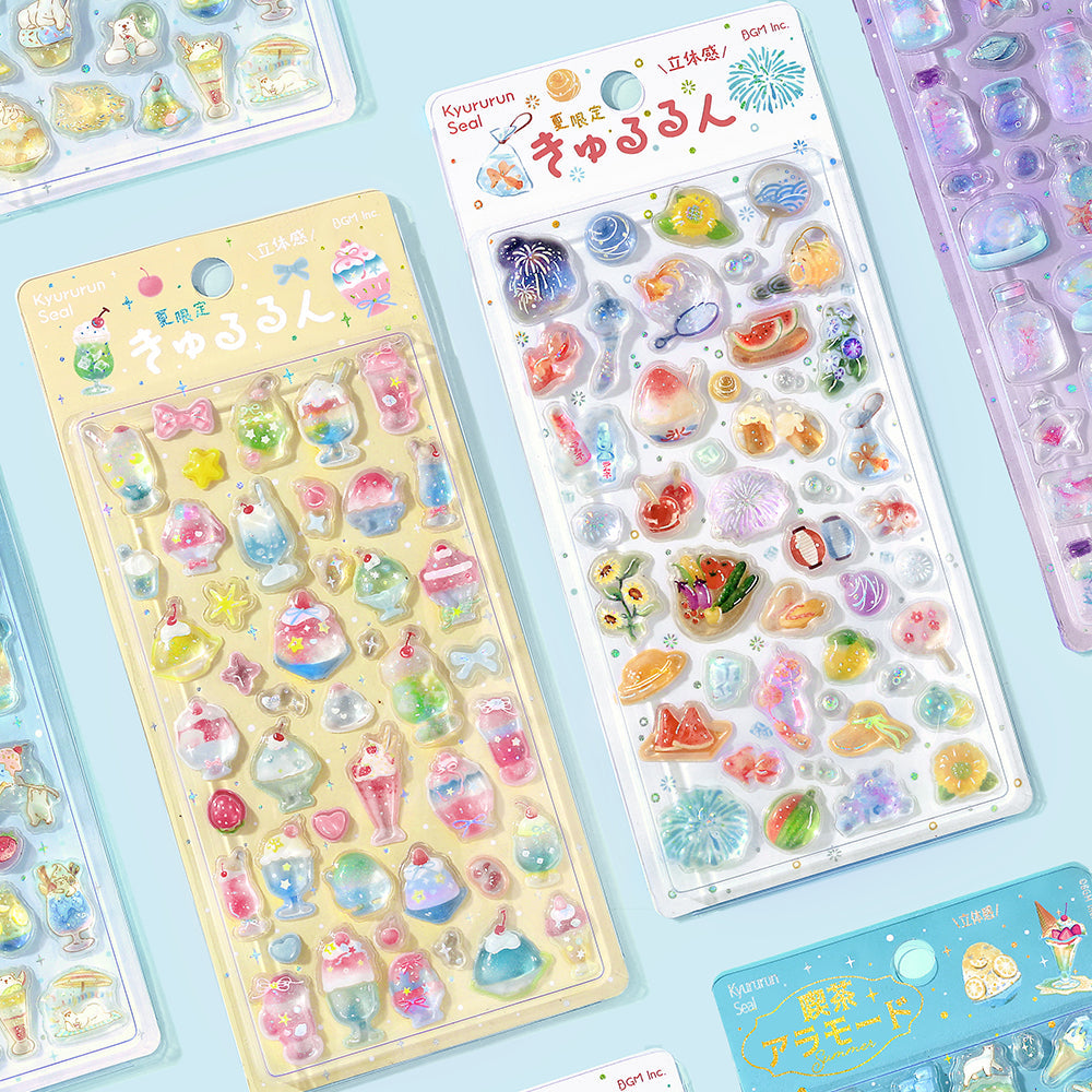 BGM Kyururun Seat Seal: Summer Sweet — in use