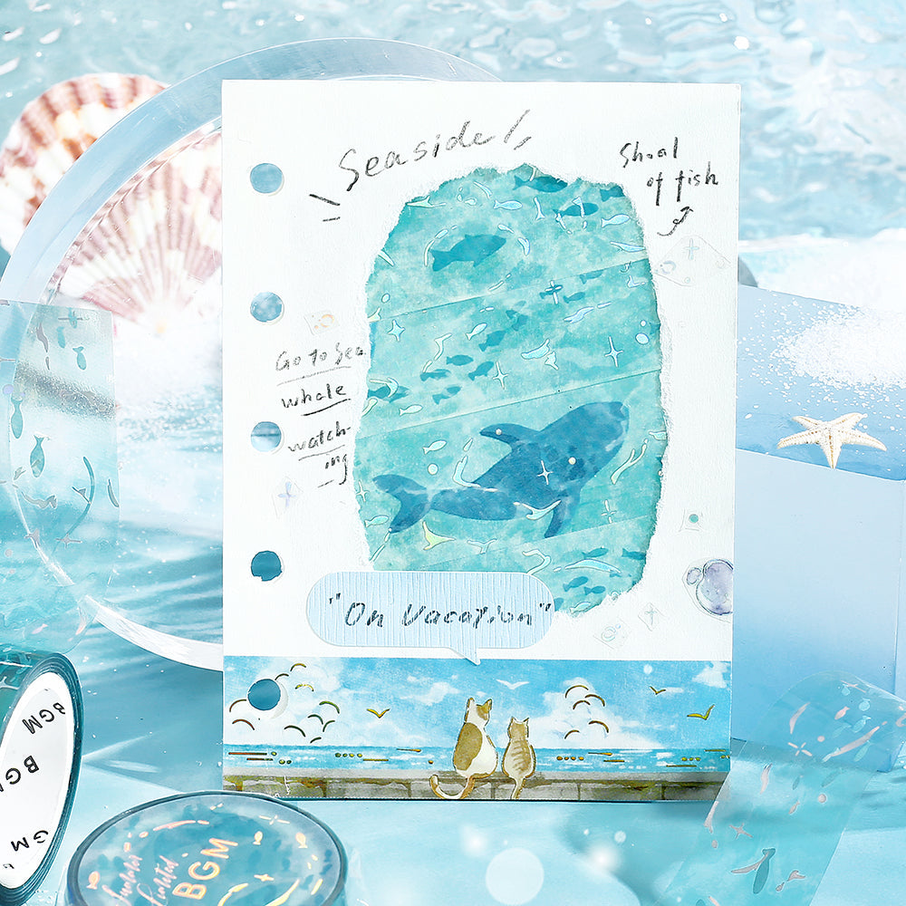BGM Summer Limited Edition Clear Tape: Wave Shadows — with packaging