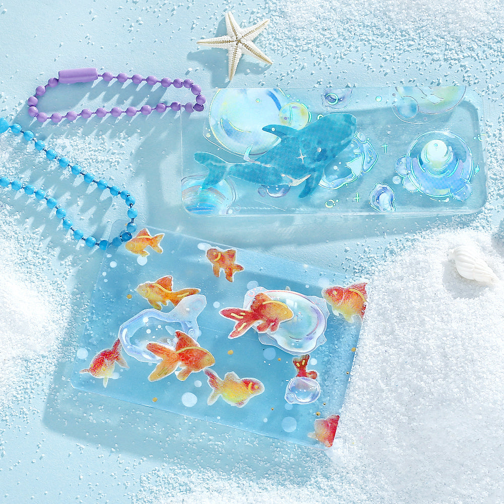 BGM Summer Limited Edition Clear Tape: Wave Shadows — colour swatch