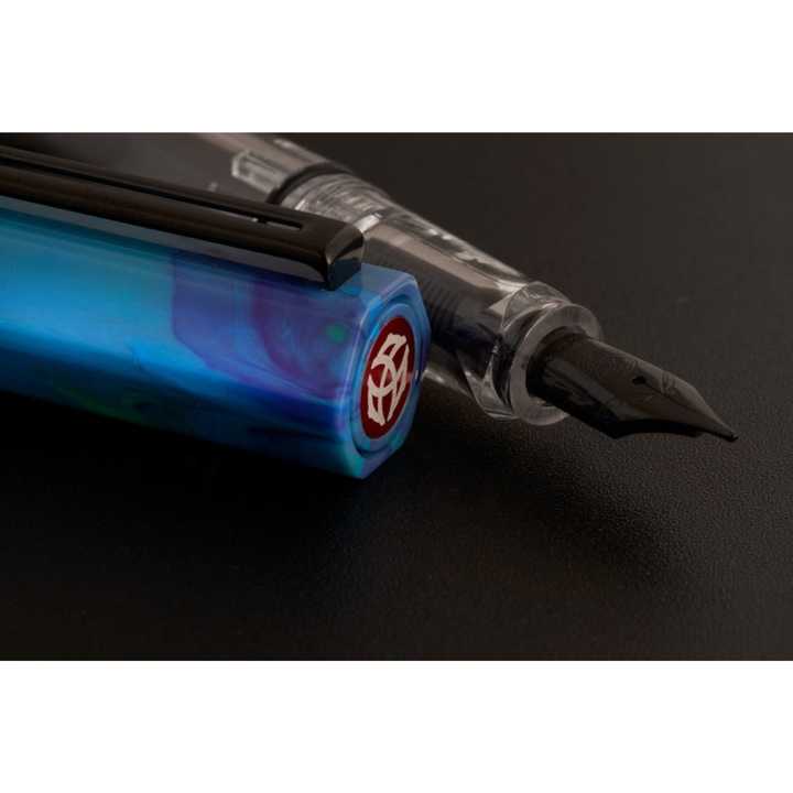 TWSBI ECO Fountain Pen in Cosmos Blue w/ Onyx — TWSBI fountain pen — precision nib writing instrument, at Cityluxe Singapore stationery store