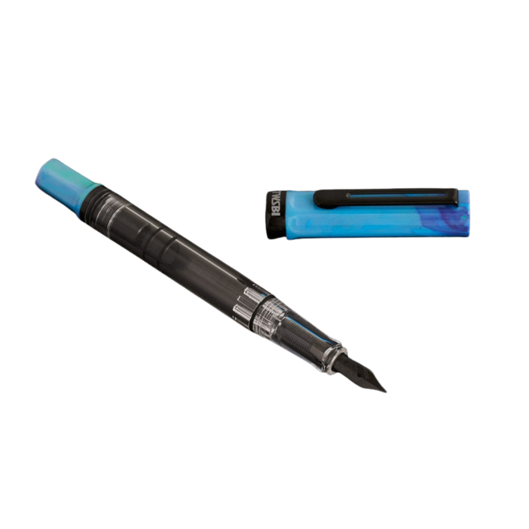 TWSBI ECO Fountain Pen in Cosmos Blue w/ Onyx — TWSBI fountain pen — precision nib writing instrument, at Cityluxe Singapore stationery store