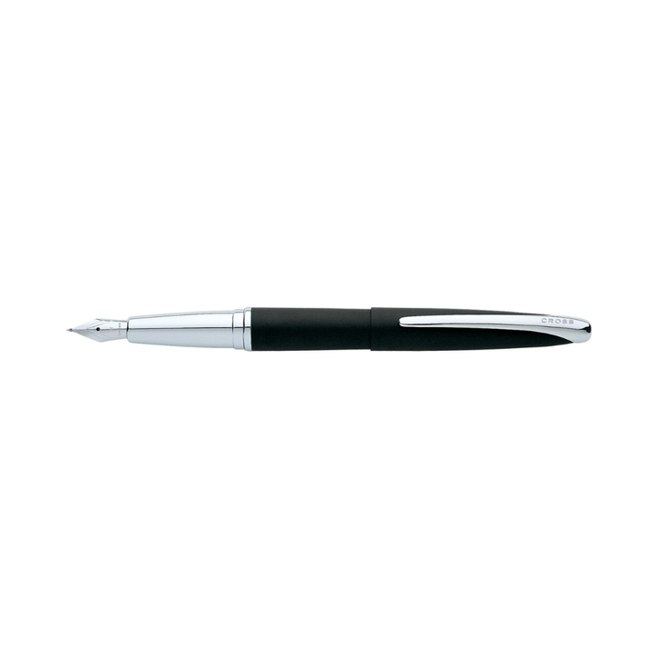 Cross ATX Basalt Black Stainless Steel Medium Nib Fountain Pen