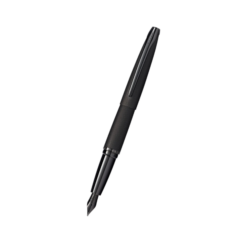 Cross ATX Brushed Black PVD Fine Nib Fountain Pen