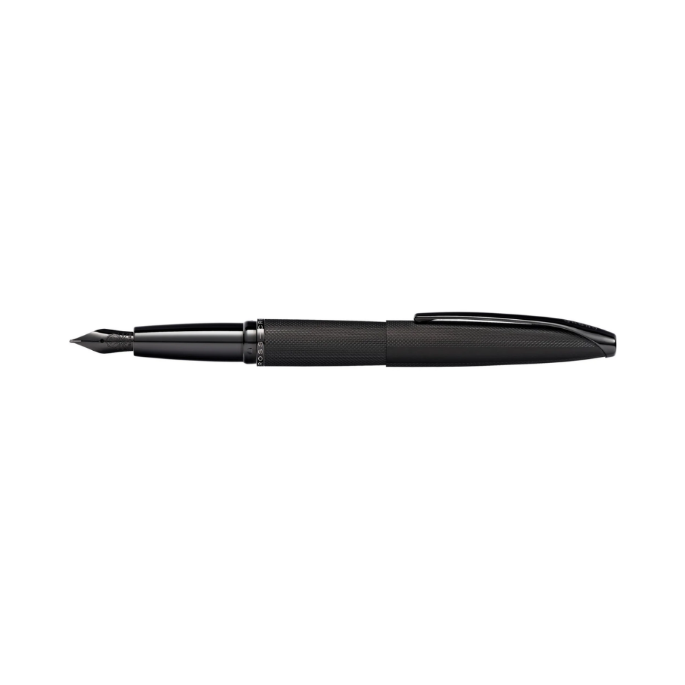Cross ATX Brushed Black PVD Fine Nib Fountain Pen
