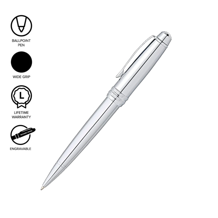Cross Bailey Polished Chrome Ballpoint Pen