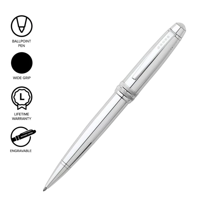 Cross Bailey Polished Chrome Ballpoint Pen
