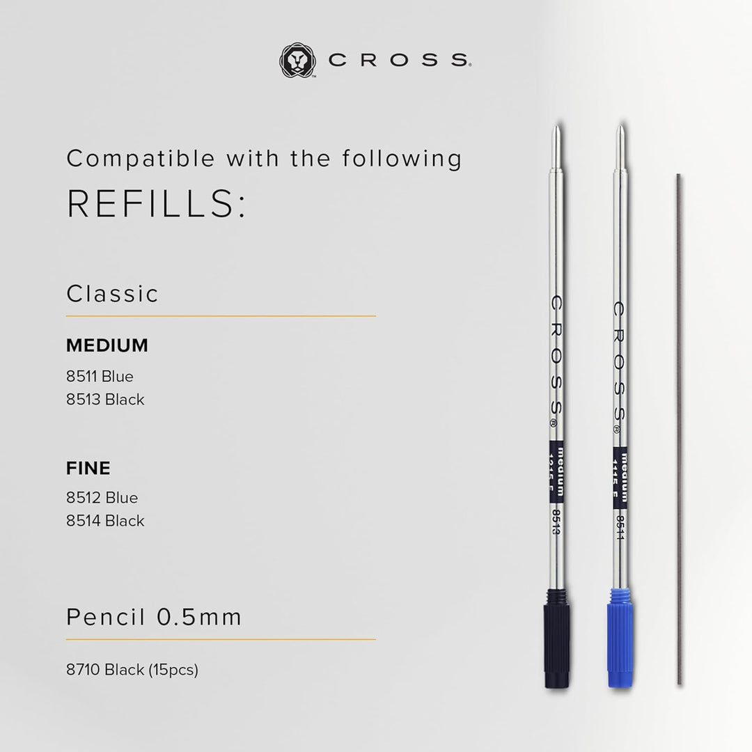 Cross Coventry Black Lacquer Pen and Pencil Gift Set