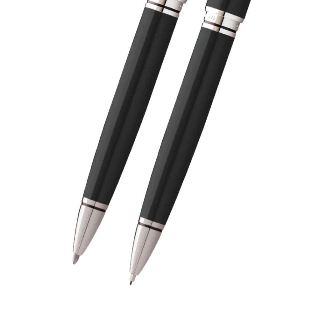 Cross Coventry Black Lacquer Pen and Pencil Gift Set