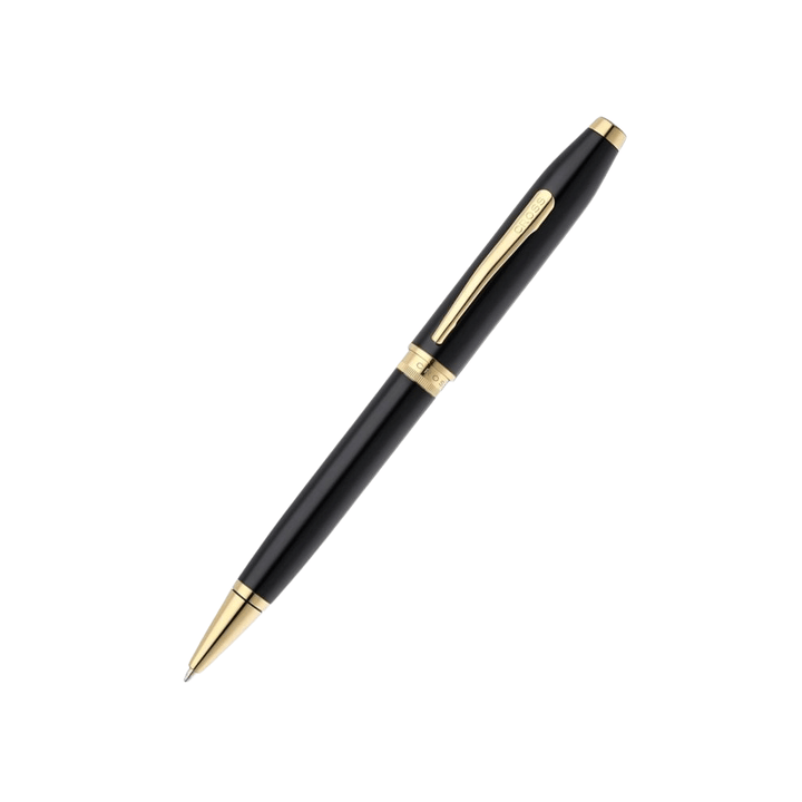 Cross Foundry Lacquer Black With Gold PVD Ballpoint Pen