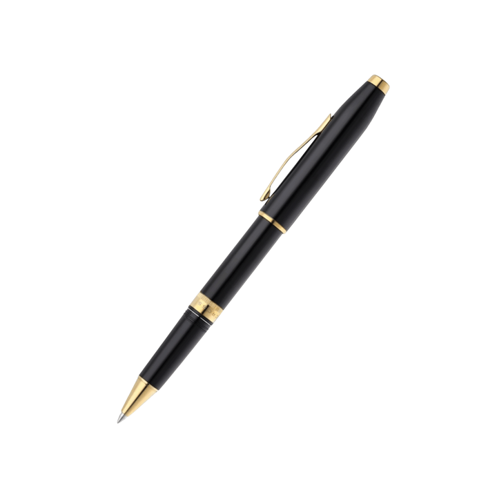 Cross Foundry Lacquer Black With Gold PVD Rollerball Pen