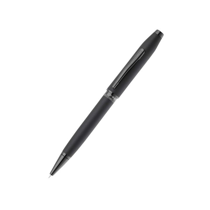 Cross Foundry Matte Black With Black PVD Ballpoint Pen