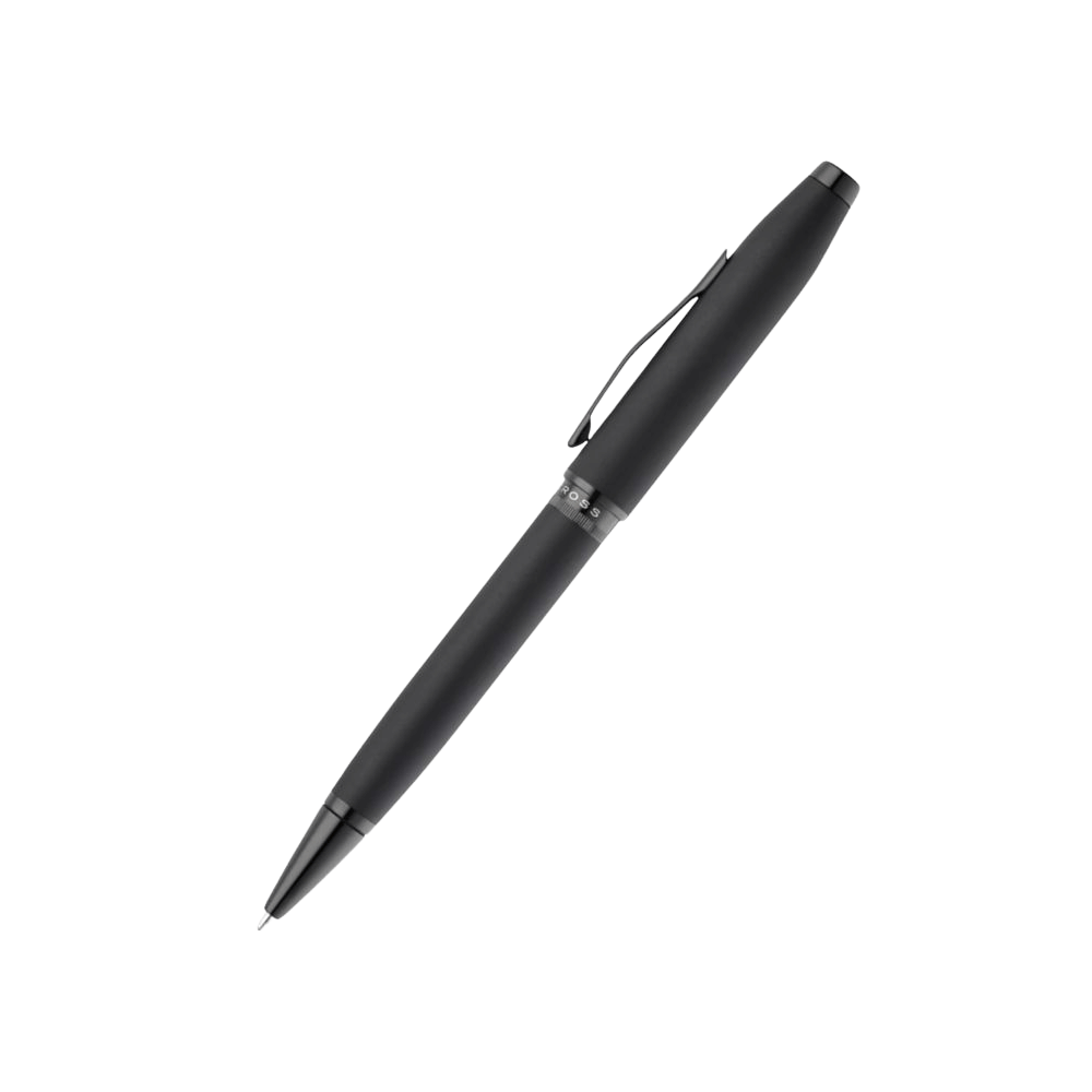 Cross Foundry Matte Black With Black PVD Ballpoint Pen