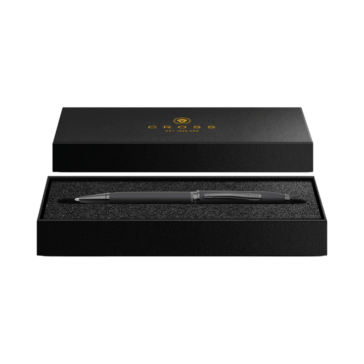 Cross Foundry Matte Black With Black PVD Ballpoint Pen