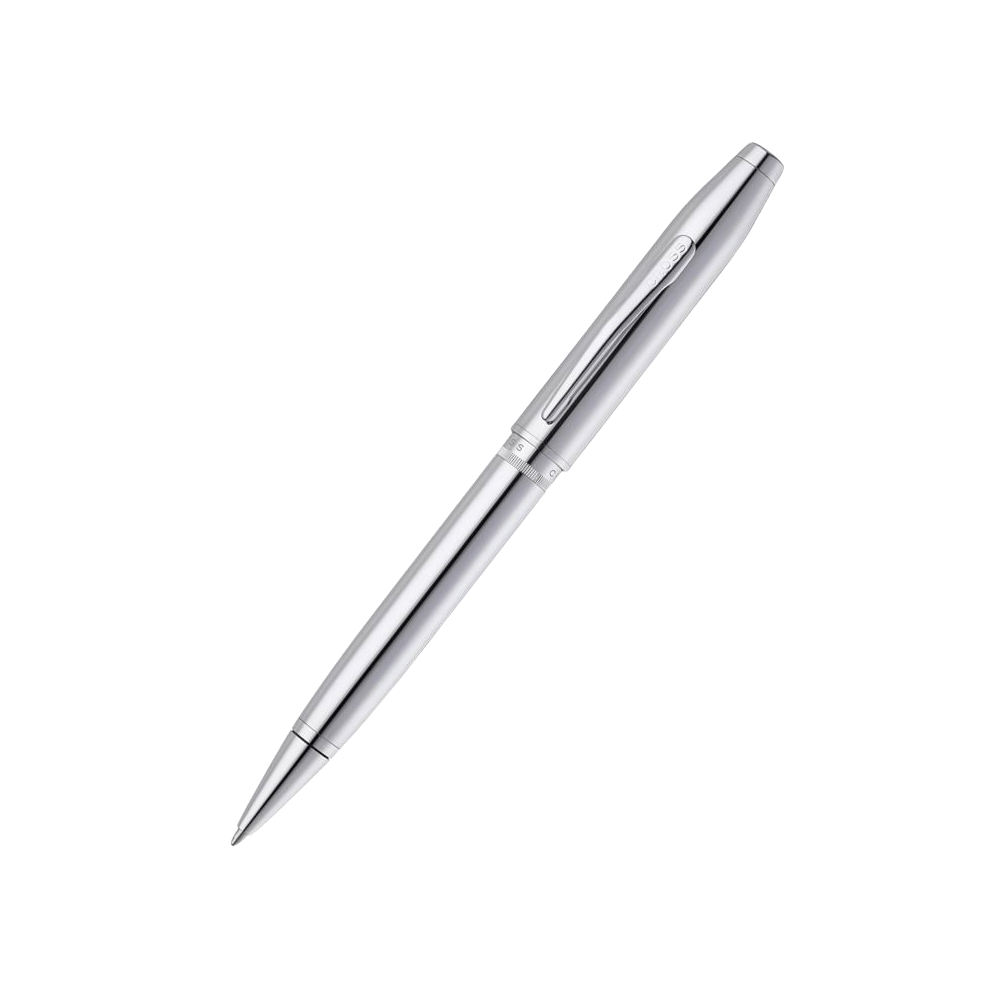 Cross Foundry Polished Chrome With Polished Chrome Ballpoint Pen