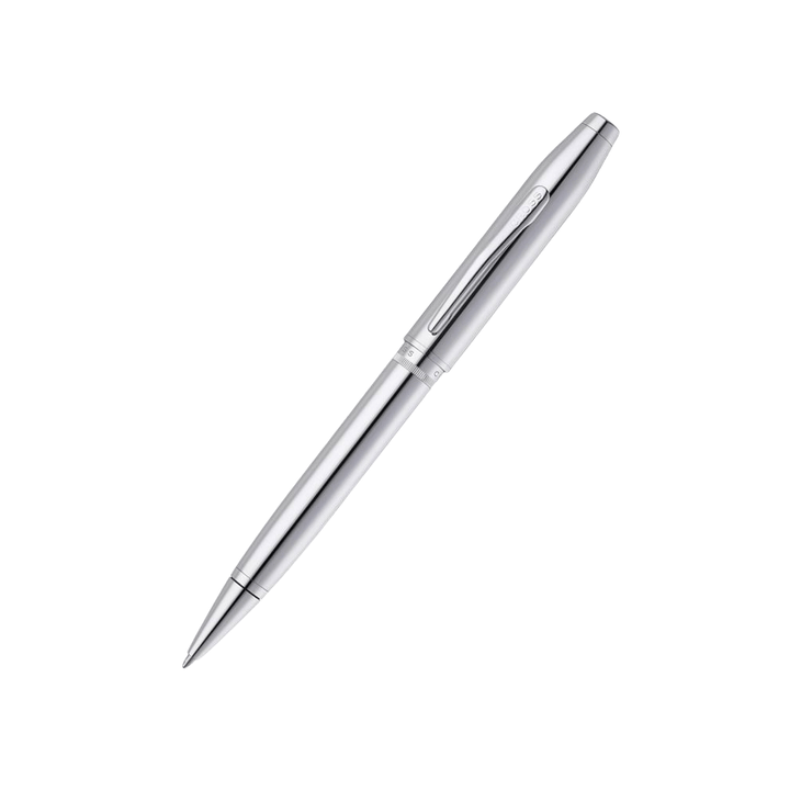 Cross Foundry Polished Chrome With Polished Chrome Ballpoint Pen