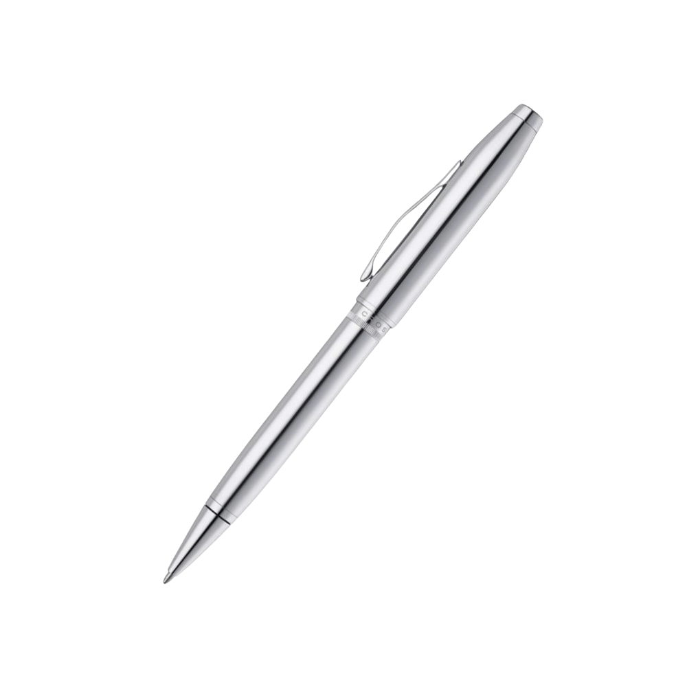 Cross Foundry Polished Chrome With Polished Chrome Ballpoint Pen
