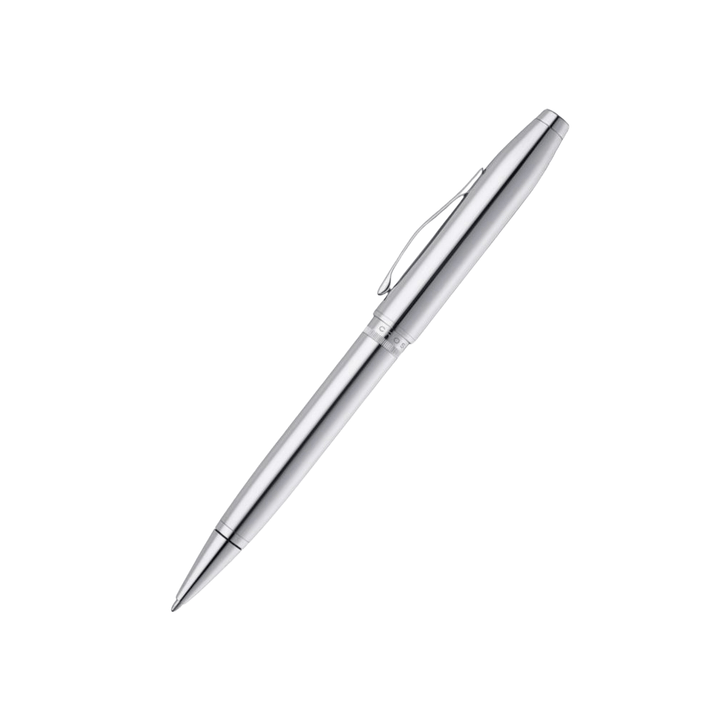 Cross Foundry Polished Chrome With Polished Chrome Ballpoint Pen