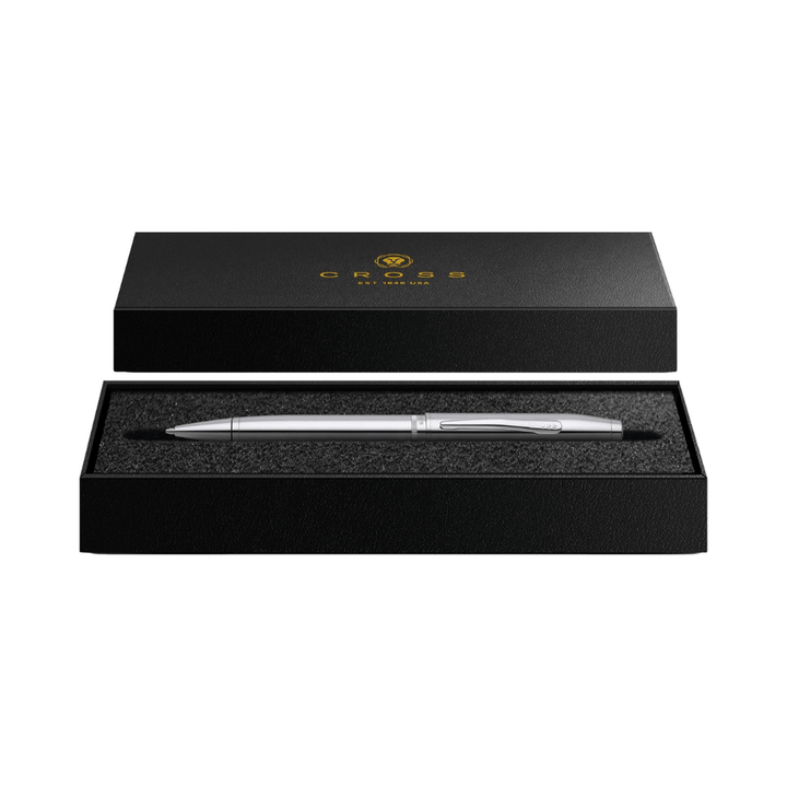 Cross Foundry Polished Chrome With Polished Chrome Ballpoint Pen
