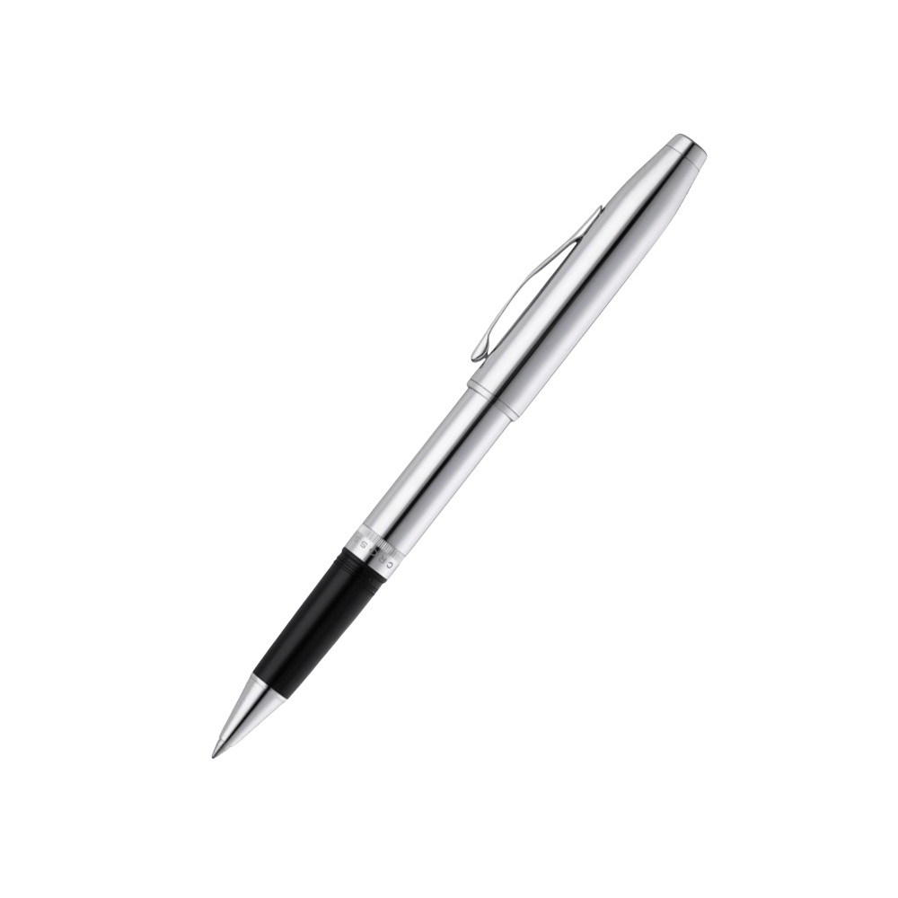 Cross Foundry Polished Chrome With Polished Chrome Rollerball Pen