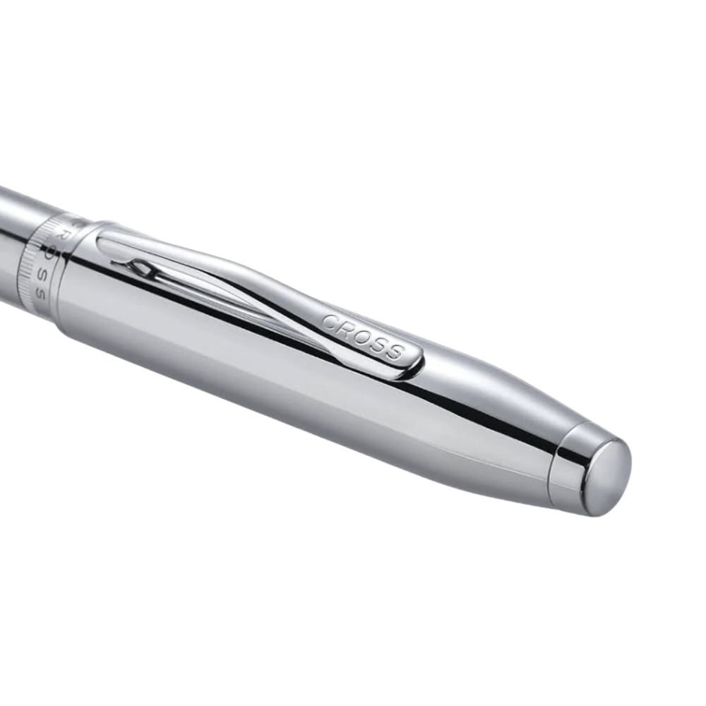Cross Foundry Polished Chrome With Polished Chrome Rollerball Pen