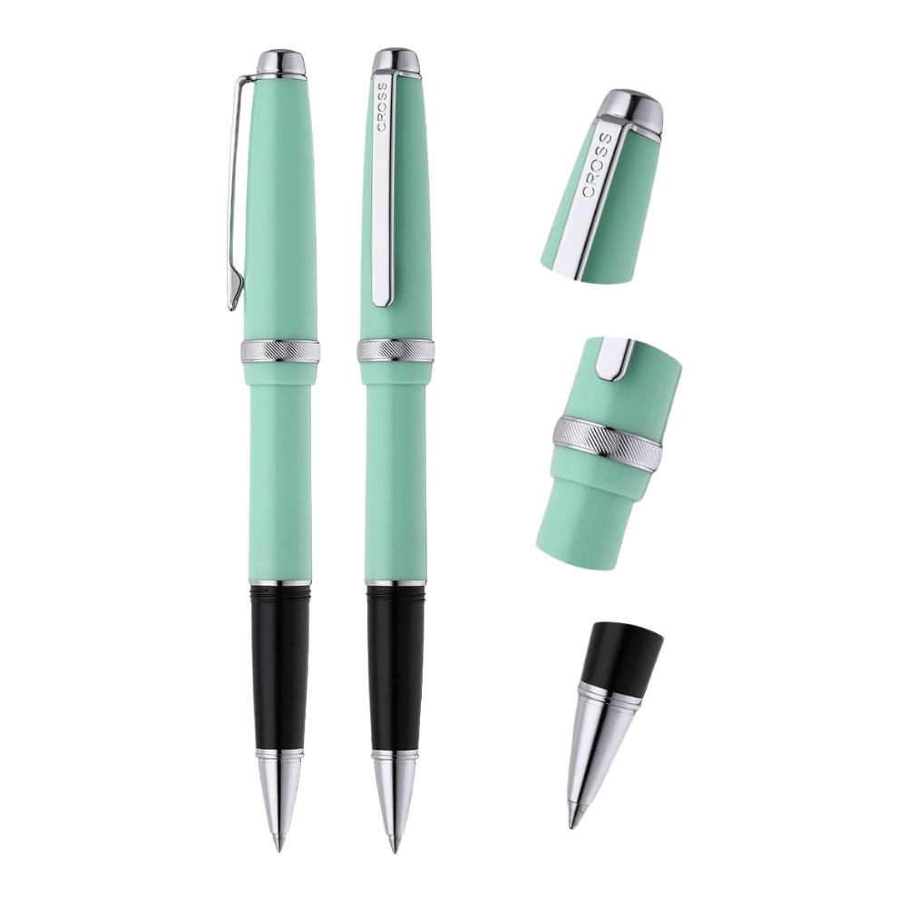 Cross Lume Seafoam With Polished Chrome Ballpoint Pen