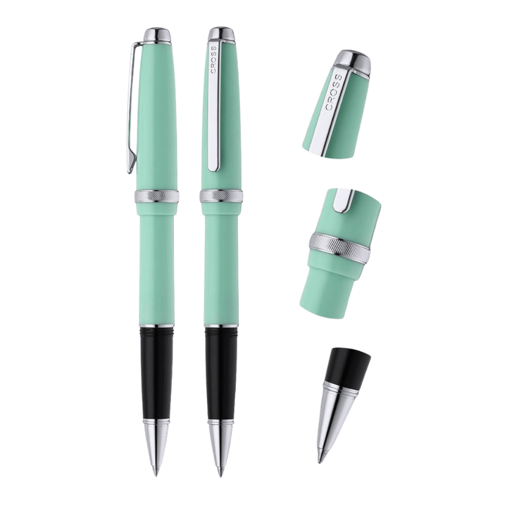 Cross Lume Seafoam With Polished Chrome Ballpoint Pen