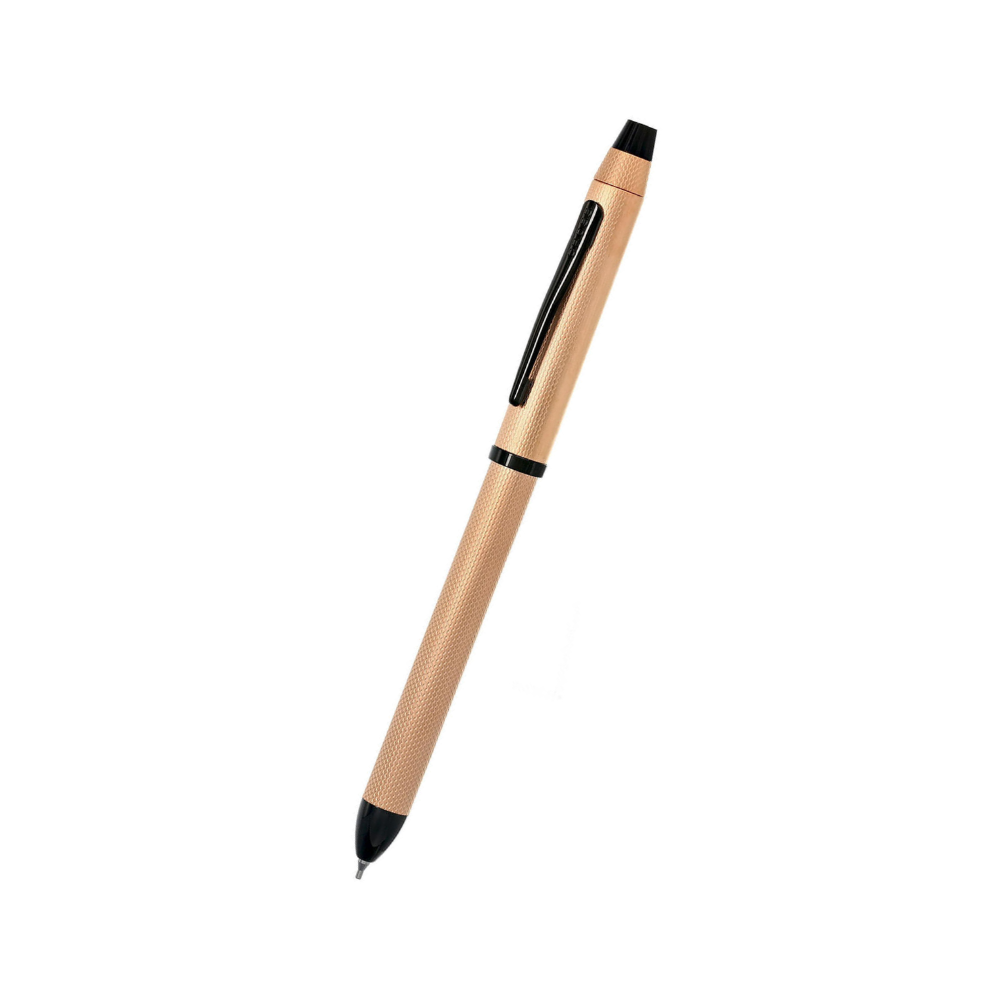 Cross Tech3+ Brushed Rose Gold PVD Multifunction Pen