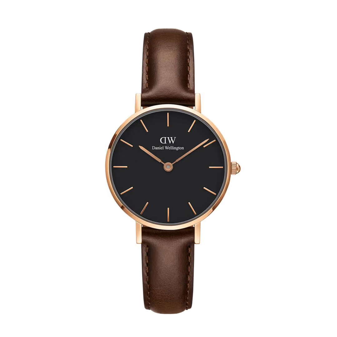 Daniel Wellington Classic Petite Bristol Sort/Leather Ø28 mm (without watch box) — front view