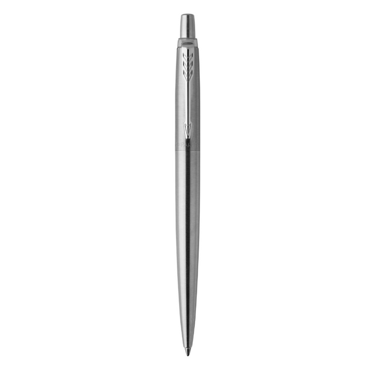 Parker Jotter Duo SS Chrome Trim Fountain Pen + Ballpoint Pen Set — side view