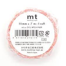 MT EX Washi Tape in Sakura — MT Tape washi tape — decorative Japanese paper tape for journaling and craft, at Cityluxe Singapore
