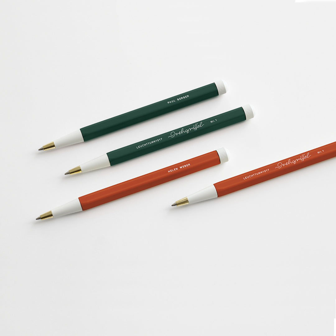 Leuchtturm1917 Natural Colours Drehgriffel Nr. 1 Gel Pen in Forest Green — Leuchtturm1917 gel pen — premium stationery and lifestyle, at Cityluxe Singapore