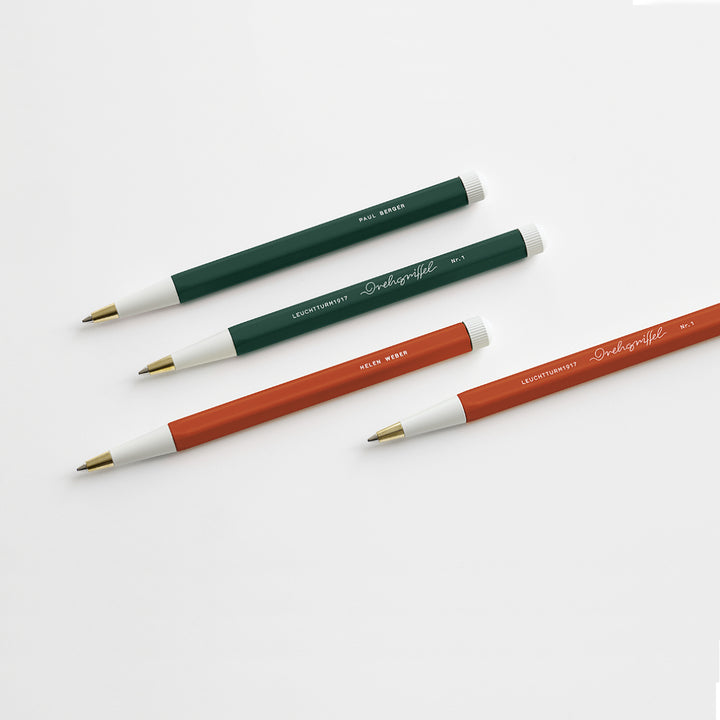 Leuchtturm1917 Natural Colours Drehgriffel Nr. 1 Ballpoint Pen - Light Grey — barrel detail